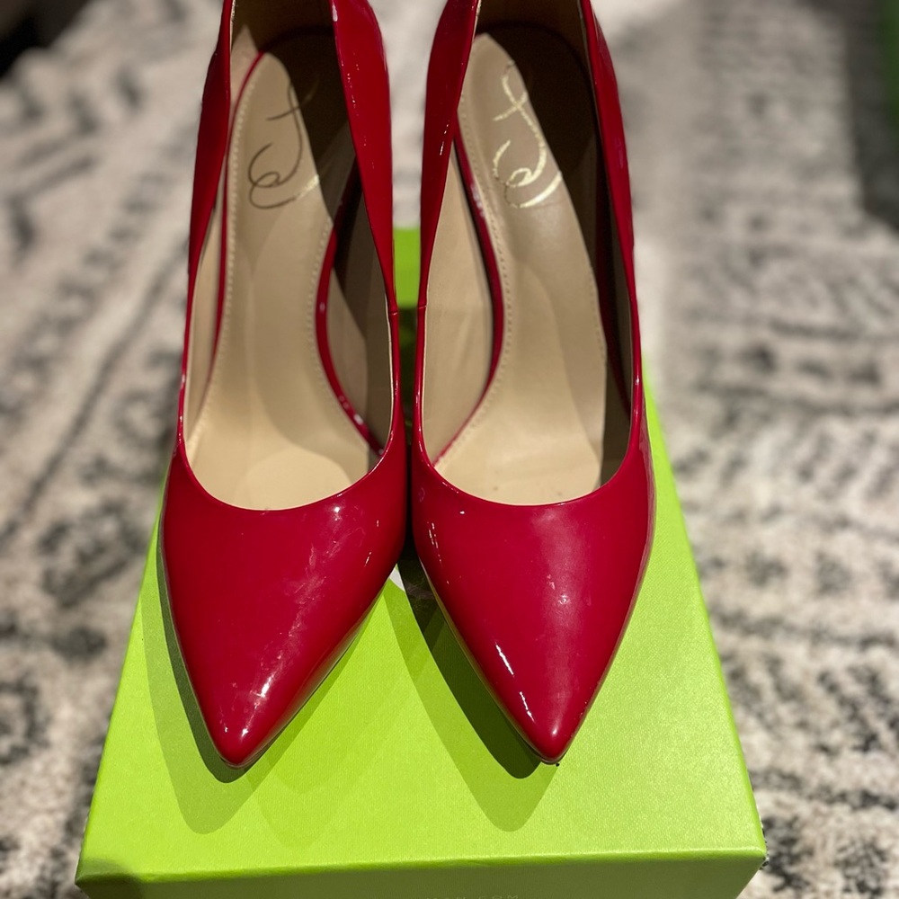 Sam Edelman Hazel Pumps – Elegant Red Heels